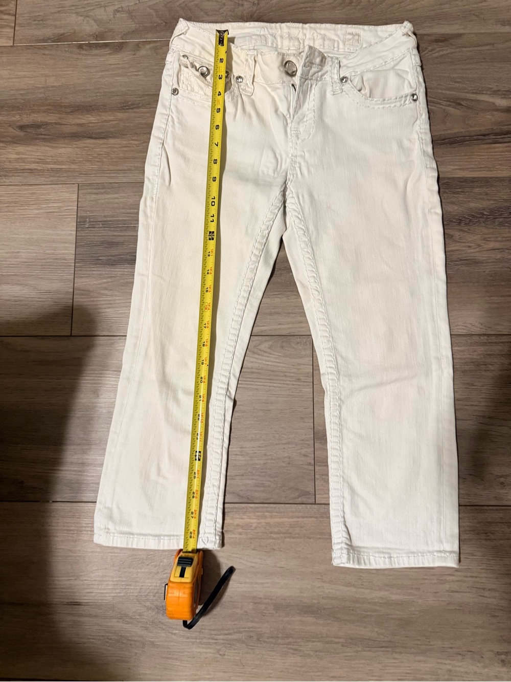L.A. idol Women Straight Jeans in White